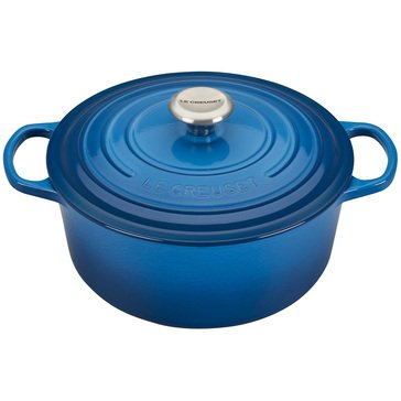 Le Creuset 5.5-Quart Round French Oven, Marseille Blue