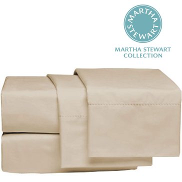 Martha Stewart Collection 300 Thread-Count Pillowcase, Ivory - King