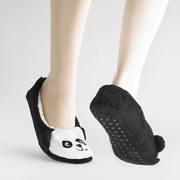 Capelli Pull On Slipper Sock With Grippers