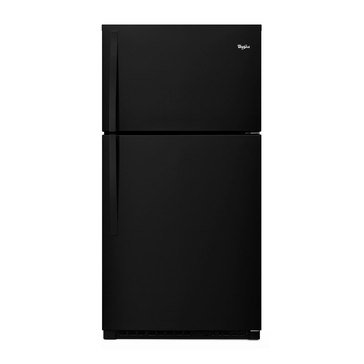 Whirlpool 21.3-Cu.Ft. Top-Freezer Refrigerator, Black (WRT541SZDB)